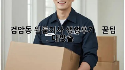 검암동 원룸이사 생생후기 📢 + 꿀팁 대방출 🍯